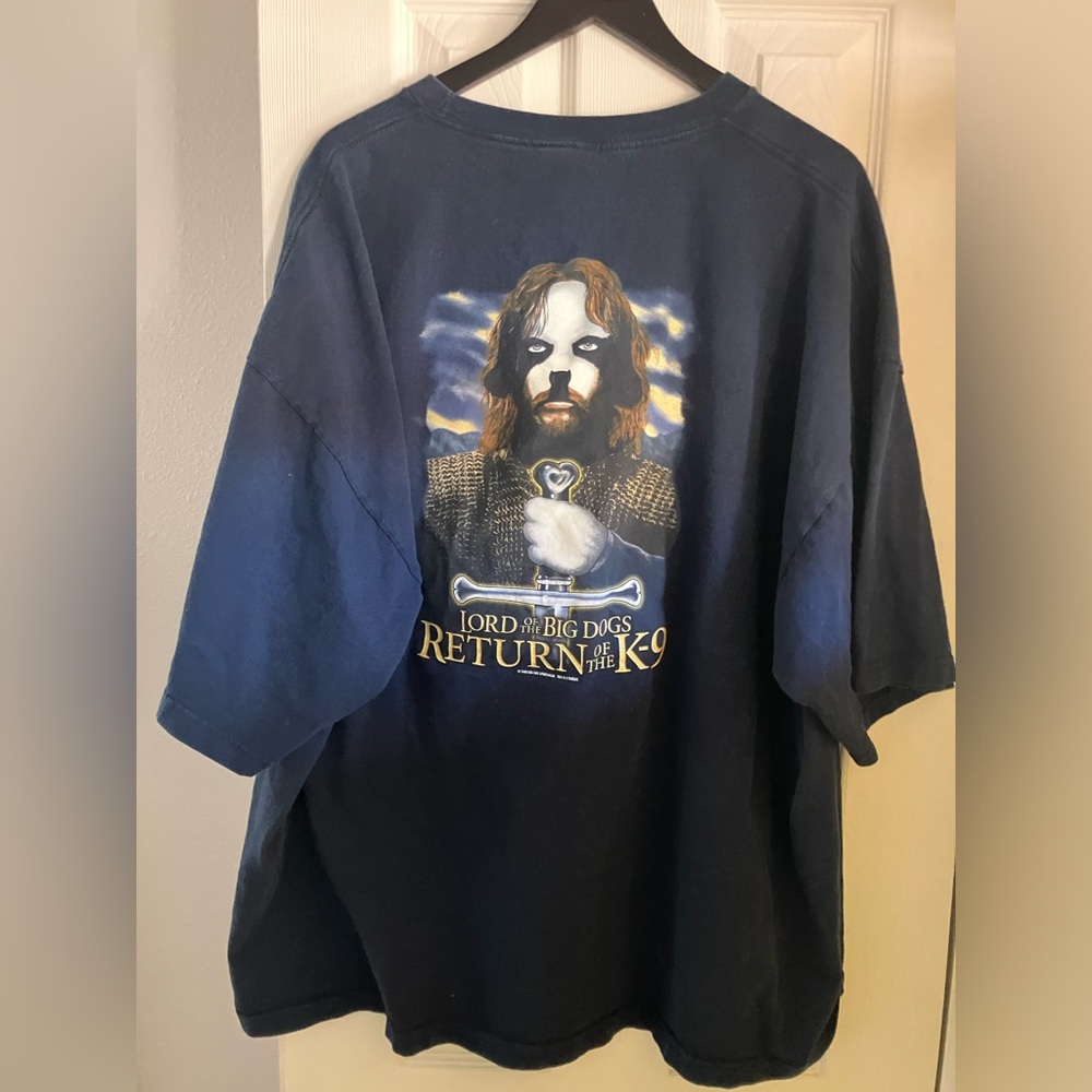 Vintage Big Dog Lord of the Big Dogs Parody Shirt 4XL